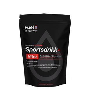 Fuel of Norway Sportsdrikk Nitro Koffein Smak av sitron/lime