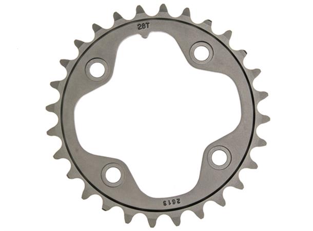 SRAM Chainring Ø80mm Inner (double) 28T, 4 hull, 2x10speed, aluminium