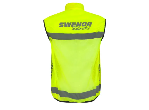 Swenor Rulleskivest Pustende og lett refleksvest 