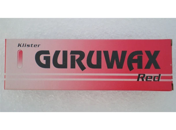 Guruwax Red Klister | +5/+15 Rødt klister for de skikkelig våt snø 