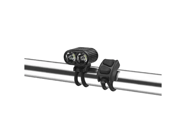 Gemini DUO 2200-R Multisport Lykt 2200L, 6000K LED, remote, 4000mAh, 250gr 