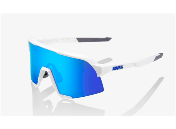 100% S3 Brille Matte White HiPER Blue Multilayer Lens