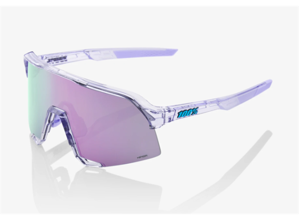100% S3 Polished Translucent Lavender Multisportsbrille - mirror lens