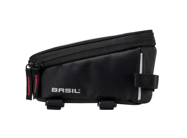 Basil Sport Rammeveske Sort, 1 ltr, Regntrekk, Mobil-lomme 