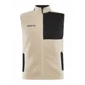 Craft Explore Fleecevest Herre L Varm, stilig fleecevest, Ecru