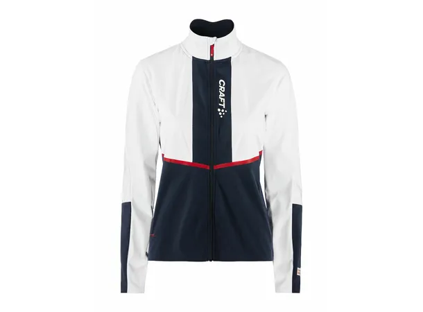 Craft Jakke NOR Pro Nordic Race W Blaze/white, Pro-grade skijakke 