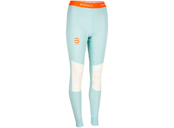 Dæhlie Performance-Tech Pant Wmn Stillongs i ull/lyocell, Iced Aqua