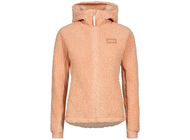 Johaug Sway Pile Jacket 2.0 Beige/pink Varm og sporty fleecejakke