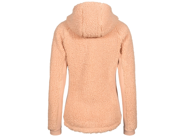 Johaug Sway Pile Jacket 2.0 Beige/pink Varm og sporty fleecejakke 