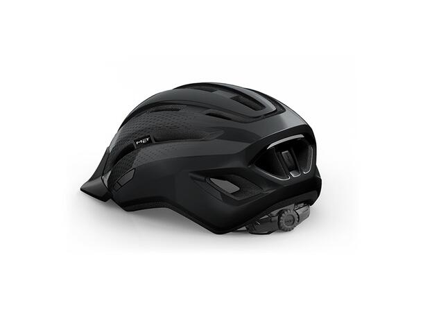 MET Helmet Downtown Sort Sykkelhjelm Moderne hjelm med visir