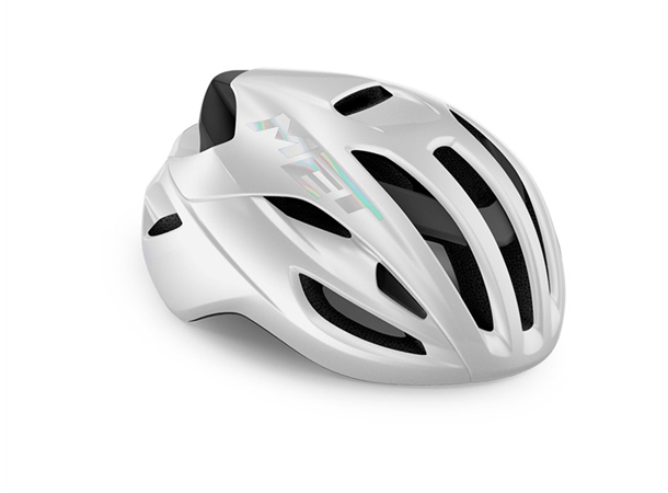 MET Rivale Road Hjelm White/Glossy Aerodynamisk hjelm med god lufting