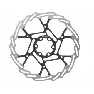 Ashima Bremseskive 180mm 6-bolt, rustfritt stål, 135g