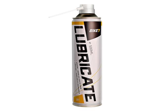 Bike7 Lubricant Dry 500ml Kjedeolje Tørre forhold, PTFE basert smøremiddel