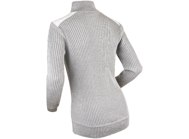 Dæhlie Half Zip Comfy Wmn Hvit Stilig, varm ullgenser. Snow White 