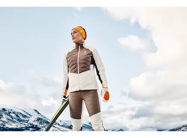 Dæhlie Jacket Challenge 2.0 (W) Vattert skijakke, Snow White 