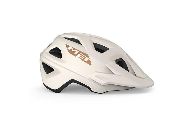 MET Echo Sykkelhjelm MIPS Off-white/bronze matt 