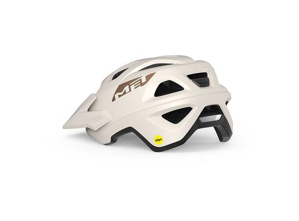 MET Echo Sykkelhjelm MIPS Off-white/bronze matt 