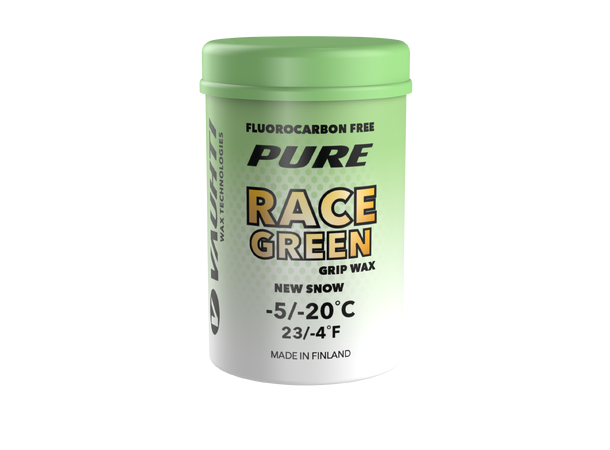Vauhti Pure Race Green New Snow -5 /-20 Kald voks for nysnø/finkornet snø