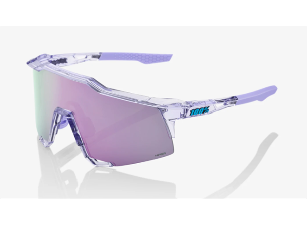 100% Speedcraft Polished Translucent Multisportsbrille - Lavender