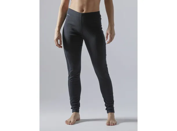 Craft Core Warm Baselayer Set Sort W Varmt superundertøysett til dame 