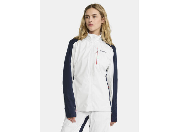 Craft NOR Adv Nordic Training Jkt 2 W Avansert skijakke til dame, White-blaze