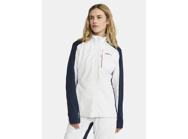 Craft NOR Adv Nordic Training Jkt 2 W Avansert skijakke til dame, White-blaze 