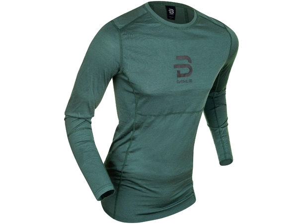 Dæhlie Active Wool LS Dark Forest Superundertøy i 50% ull 