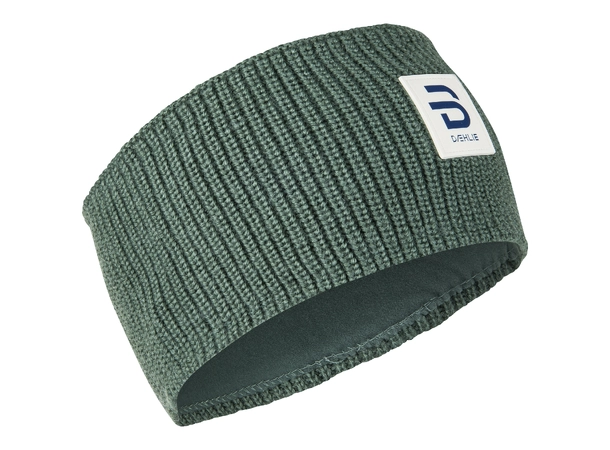 Dæhlie Headband Retro Dark Forest Ribbestrikket pannebånd 