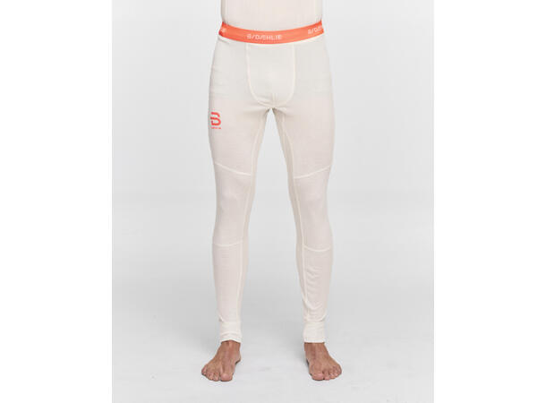 Dæhlie Performance-Tech Pant Men Stillongs i ull/lyocell, Snow White 