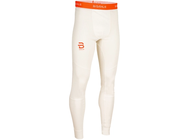 Dæhlie Performance-Tech Pant Men Stillongs i ull/lyocell, Snow White 