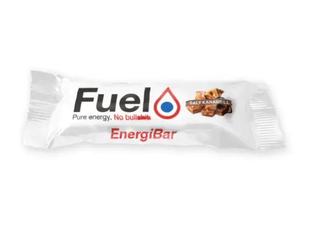 Fuel of Norway Energibar Salt karamell 50g, glutenfri, 32g karbohydrater 