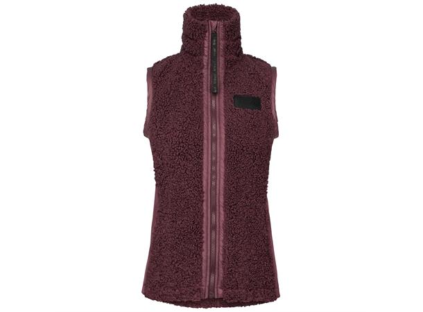 Johaug Sway Vest Brownish red, myk og god fleecevest