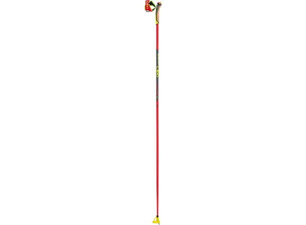 Leki HRC Marathon Red Skistav Solid karbonstav for aktive skiløpere