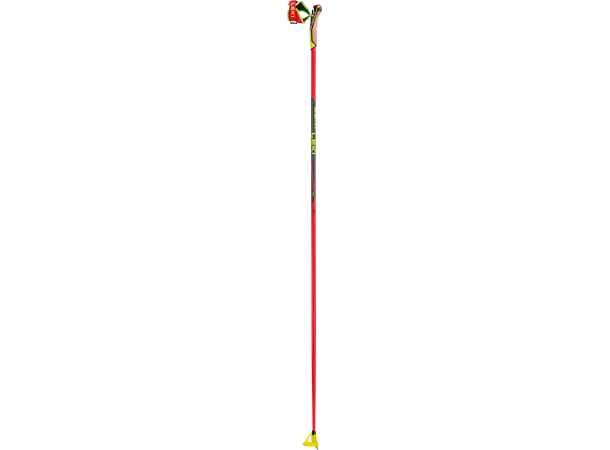 Leki HRC Marathon Red Skistav Solid karbonstav for aktive skiløpere 