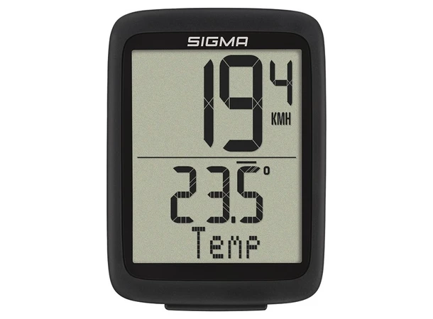 Sigma Sykkelcomputer BC 10.0 Trådløs, 10 funksjoner 