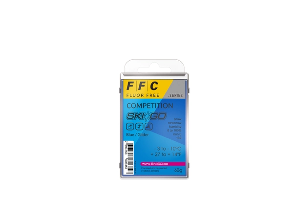 Skigo FFC Blue Glider | -3 / -10 60g, racingglider for alle snøtyper 