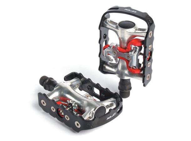 XLC KombiPedal PD-S01 Black/Silver SPD kompatibelt