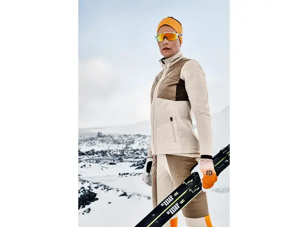 Dæhlie Jacket Aware Wmn 3-lags softshell skijakke, Peyote 