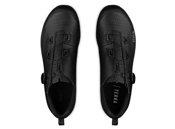 Fizik Terra Atlas MTB Sykkelsko Sort X5 Nylon, Singel BOA, Unisex 