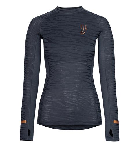 Johaug Advance Tech-Wool LS Dark blue, teknisk ulltrøye