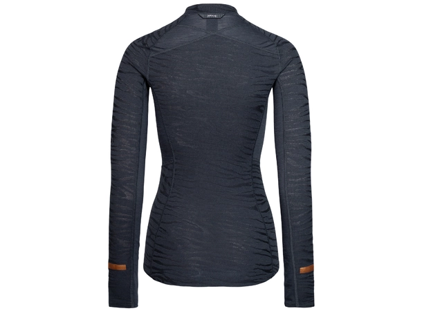 Johaug Advance Tech-Wool LS Dark blue, teknisk ulltrøye 