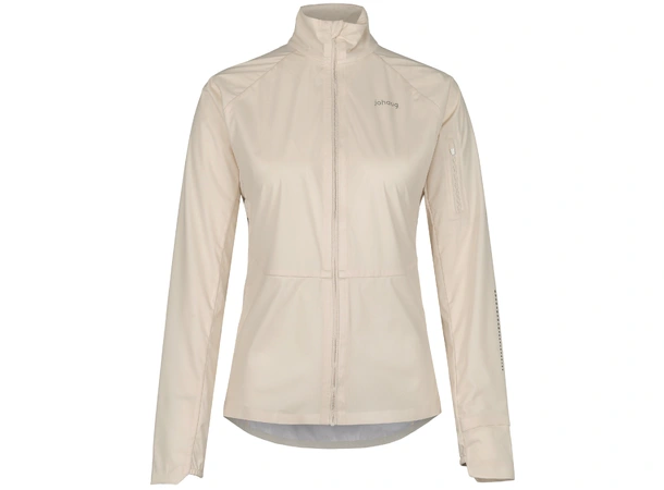 Johaug Discipline Jacket 2.0 Beige Lett, teknisk løpejakke fra Johaug 