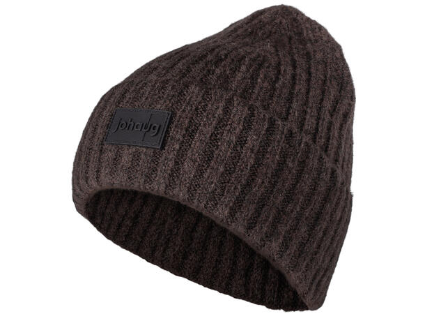 Johaug Lit Beanie Dark Brown Varm lue i mykt stoff