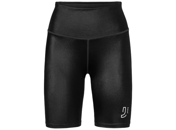 Johaug Shimmer Tights Bikelength Sort True black, treningstights 