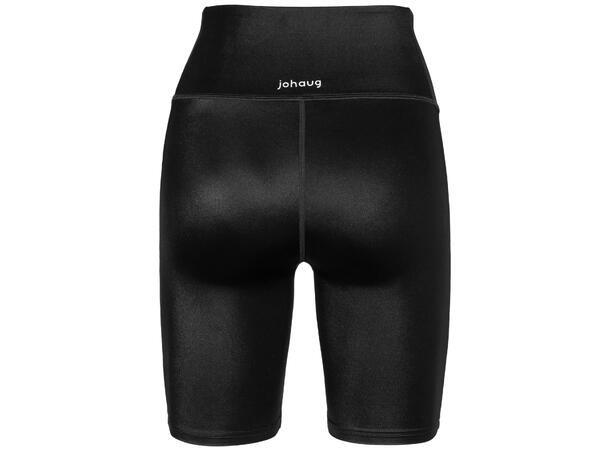 Johaug Shimmer Tights Bikelength Sort True black, treningstights