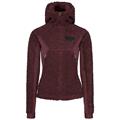 Johaug Sway Pile Jacket S Brownish Red, Varm og sporty fleecejakke