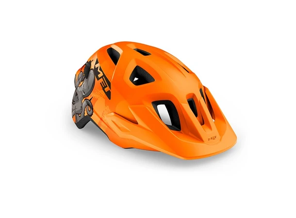Met Barnehjelm Eldar Unisize Orange Octopus/Matt (52-57 cm) 