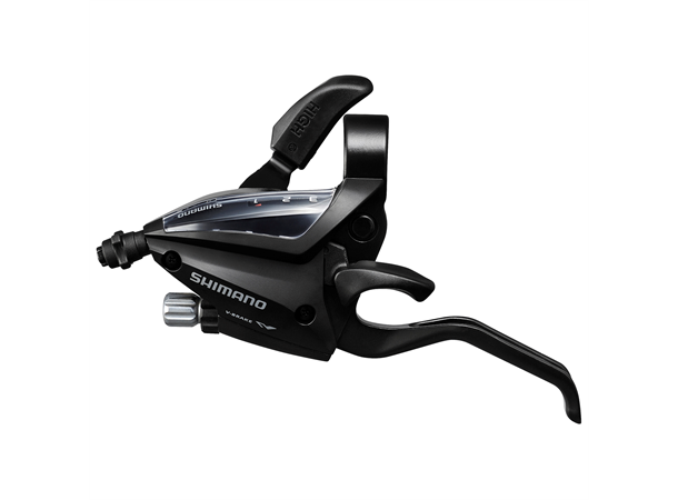 Shimano STI-hendel 3-delt ST-EF500 2F sort