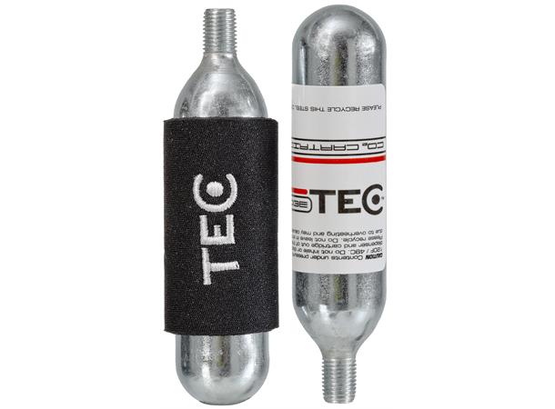 TEC CO2 Patron 25g 2pk For slanger helt opp til 29''