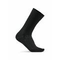 Craft Essence Sock Black 34-36 Slitesterk sykkelsokk med rett lengde